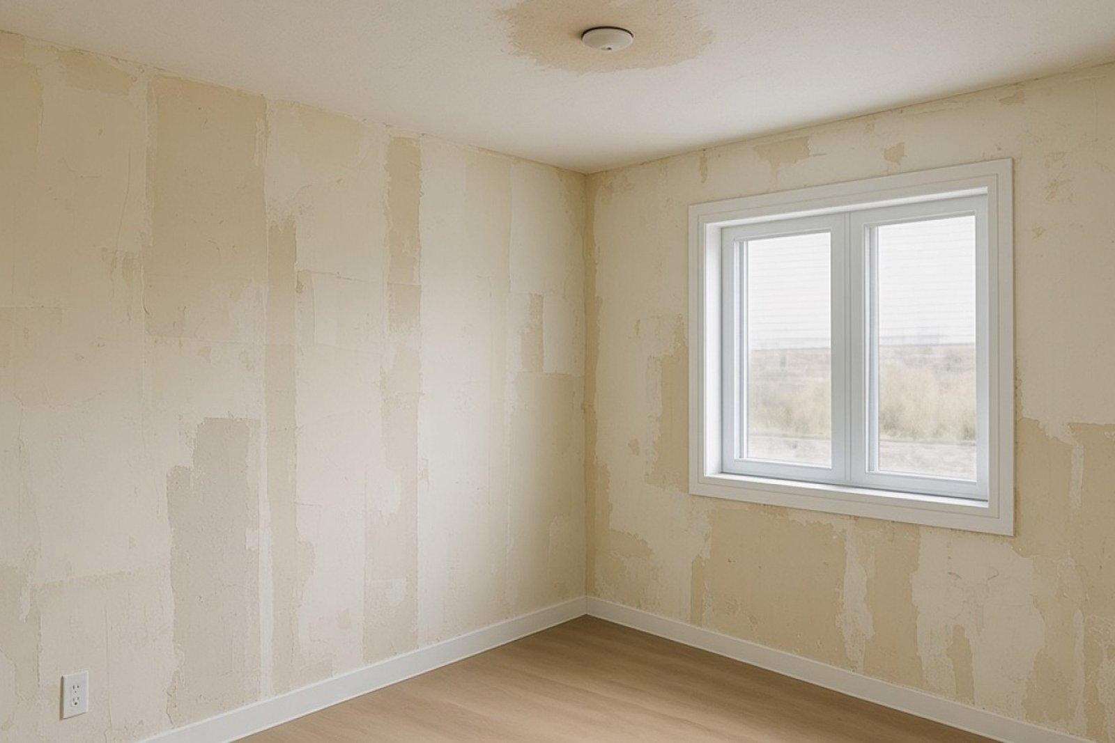 Bedroom before painting