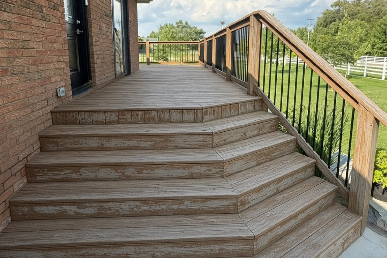 Deck stain before painting