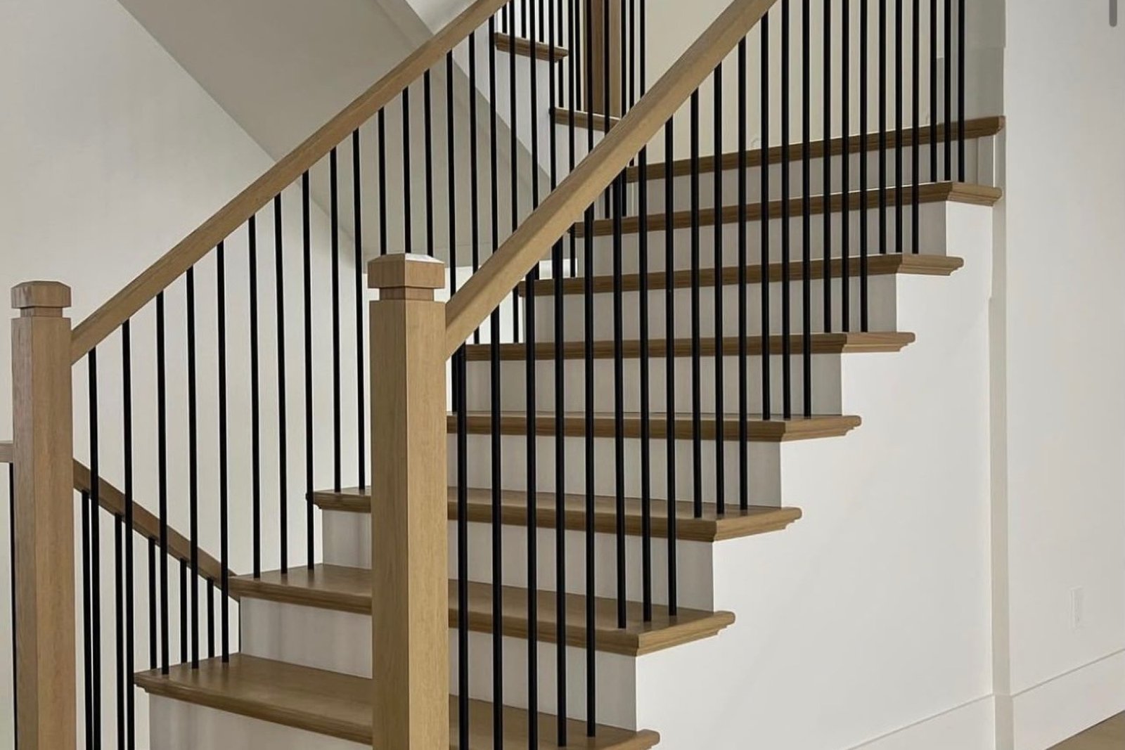 Staircase after painting